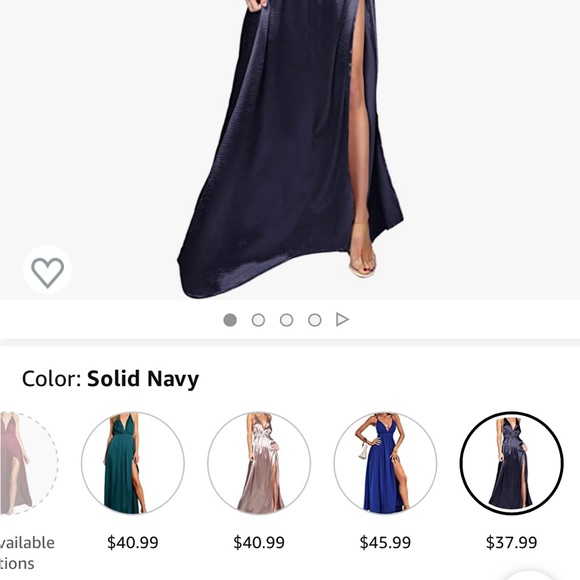 Navy Blue dress - Picture 4 of 4